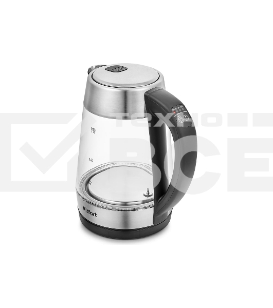 Чайник Kitfort КТ-6107 Мощность 1850–2200 Вт.Емкость 1,7 л.Режимы нагрева от 40 до 90 °С.