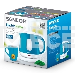 Чайник электрический Sencor SWK 1017TQ 1 л, 1100 Вт, голубой, фото2