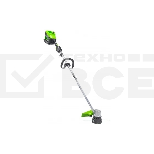 Триммер аккумуляторный GreenWorks GD82LTk5, 82V, 40 см, бесщеточный, с 1хАКБ 5 Ач и ЗУ (2110607UB)