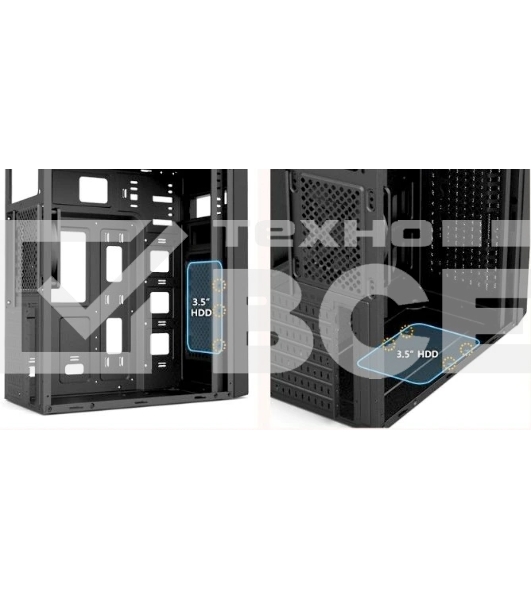 Компьютерный корпус Zalman ZM-T6 черный без БП ATX 1xUSB 2.0 1xUSB 3.0 audio bott PSU