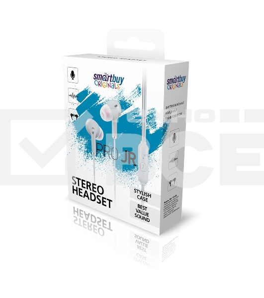 Внутриканальная гарнитура Smartbuy Pro JR, серая (SBH-105-GE)