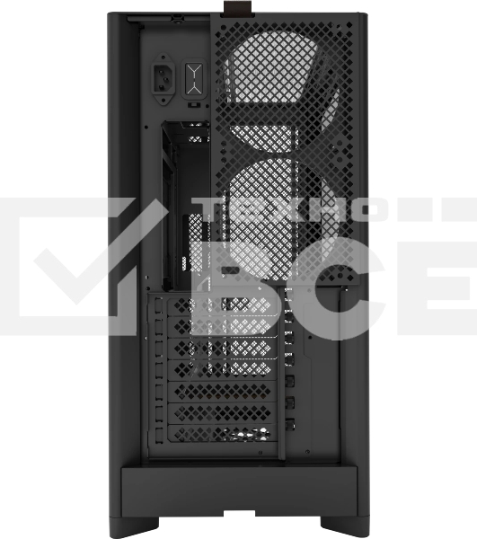 Компьютерный корпус Montech HS01 черный без БП ATX 2xUSB 3.0 1xUSB3.1 audio bott PSU