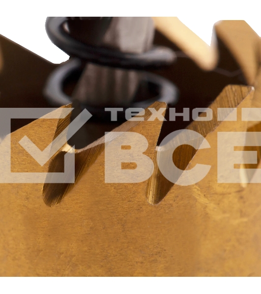 Коронка по металлу Denzel HSS, 21 мм, нитридтитановое покрытие