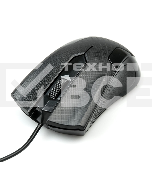 Мышь проводная Dialog Pointer MOP-08U черный, 800 dpi, USB, кнопки - 3