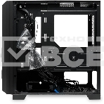 Компьютерный корпус без блока питания HSPD M340, Mesh Mid Tower, черный, TG, 0.5 SPCC, no fans, mATX, mITX, 165/350/200мм, 2x2.5