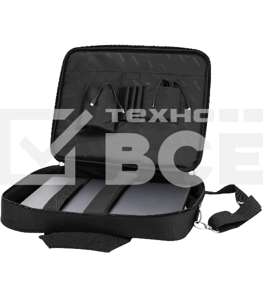 Сумка для ноутбука 15.6' Digma HC-212 черный/красный полиэстер (HC212BKR)