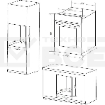 Шкаф духовой электрический Maunfeld EOEM516BG, 45 см, 51 л, бежевый, встраиваемый, фото17