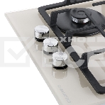 Газовая варочная панель Maunfeld EGHG.43.33CBG/G газ, ширина 45 см, 3 конфорки, WOK, чугунные решетки, газ-контроль, электроподжиг, бежевый, фото19