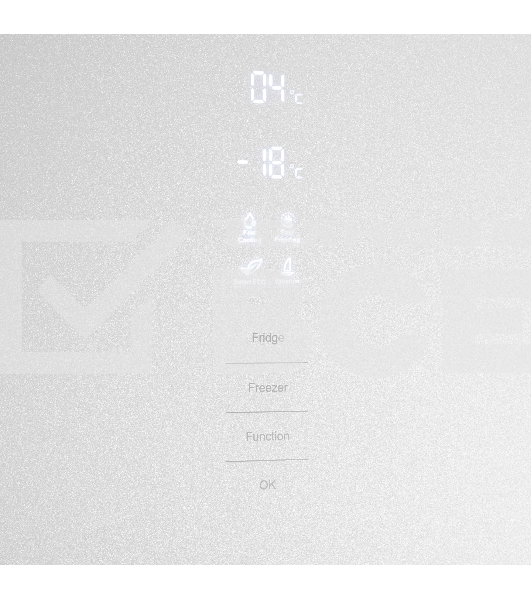 Холодильник Maunfeld MFF1857NFW белый мат. инвертер двухкамерный 336/117л морозилка снизу