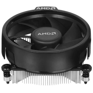 Кулер для процессора AMD Wraith Stealth OEM, 92 мм, алюминий, 550-2600 об/мин, 7-30 дБ, 4-pin PWM, 65 Вт, высота 55 мм, без подсветки