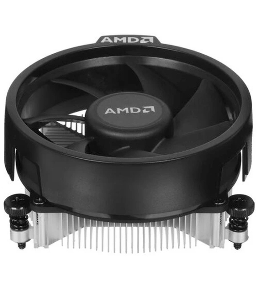 Кулер для процессора AMD Wraith Stealth OEM, 92 мм, алюминий, 550-2600 об/мин, 7-30 дБ, 4-pin PWM, 65 Вт, высота 55 мм, без подсветки
