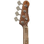 Бас-гитара STAGG SBJ-30 BLK 4-х струнная форма Jazz Bass, корпус павловния, гриф клен, накладка грифа палисандр, 20 ладов, мензура 867 мм, колки никелированные, бридж JB Classic, звукосниматели 2xJB, регуляторы 2x громкости, 1x тона, цвет черный, фото2