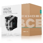 Кулер для процессора DEEPCOOL AG620 DIGITAL серебристый/черный, 120 мм, алюминий/медь, 1950 об/мин, 29.4 дБ, 4 pin, 260 Вт, 161 мм, фото4