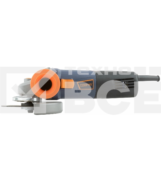 Шлифмашина угловая MAX-PRO MPAG950/125Q1 950 Вт, 3000-11000 об/мин, быстрозажимной кожух 125 мм, регулировка оборотов, антивибрационная ручка, дополнительные щетки,