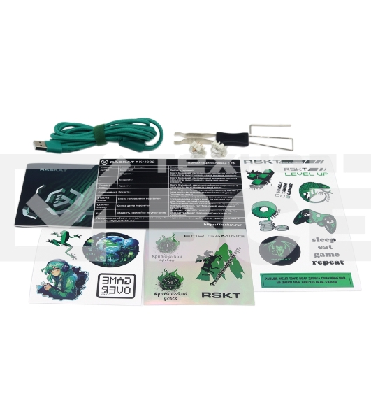 Клавиатура Raskat KM002 GRAY проводная, USB, серый