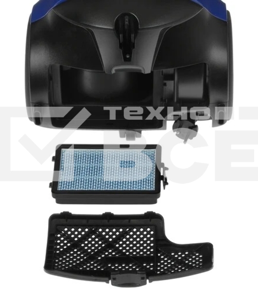 Пылесос Samsung VCC8836V36/XEV синий, 430/2200 Вт, уборка сухая, пылесборник контейнер 2 л