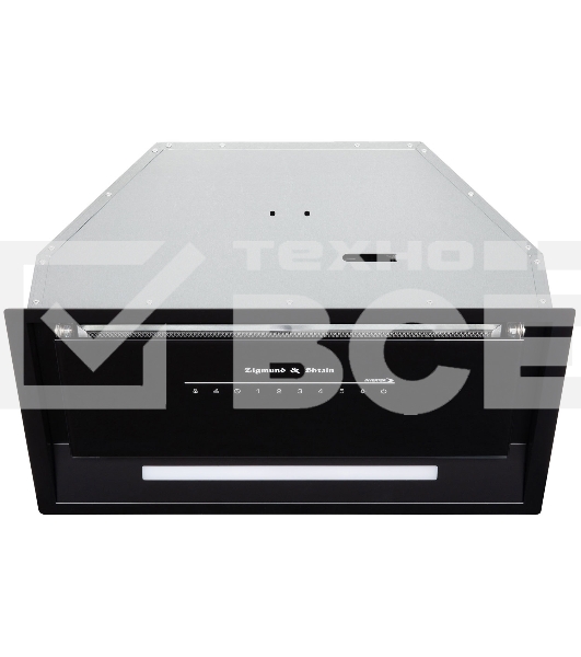 Вытяжка встраиваемая Zigmund & Shtain K 019.5 B черный, 50 см, 1050 куб. м/ч, 61.1 дБ