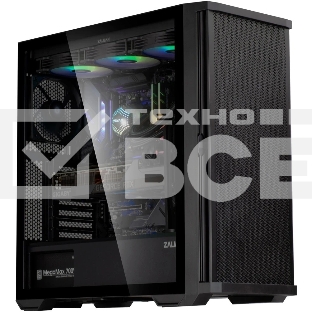 Компьютерный корпус ZALMAN Z10, ATX, черный, WINDOW, 2x3.5
