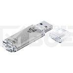 Флешка USB Smartbuy 64Gb,V-CUT SILVER (SB64GbVC-S3), 64Gb, USB 3.0, R/W 75/25, серебристый, фото3