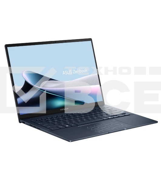 Ноутбук ASUS Zenbook 14 Special UX3405CA-PP679 Intel Core Ultra 9 285H/LPDDR5X 32Gb/1Tb SSD/Intel Arc Graphics/14' 3K (2880 x 1800) OLED 16:10,WiFi 7+BT 5.4/Without OS/1.20 kg/Ponder Blue