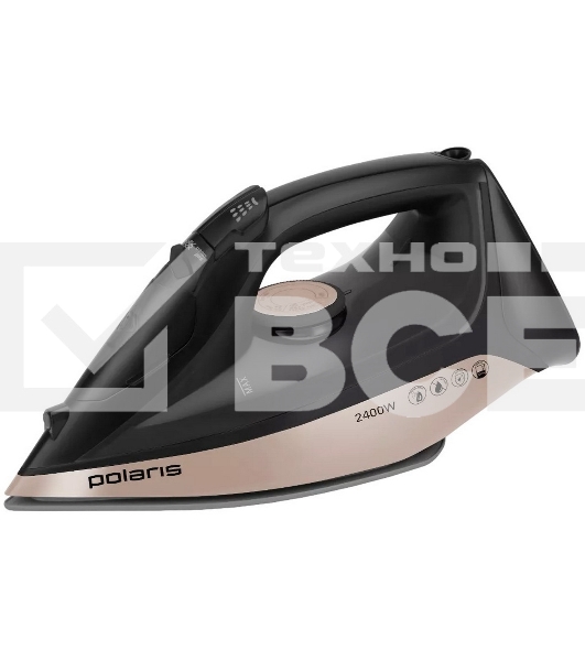 Утюг Polaris PIR-2483К черный/золотой