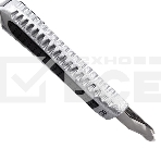 Универсальный нож Deli DL4255 18мм Лезвие SK2. Алюминиевый корпус. Общая длина: 155 мм., фото3