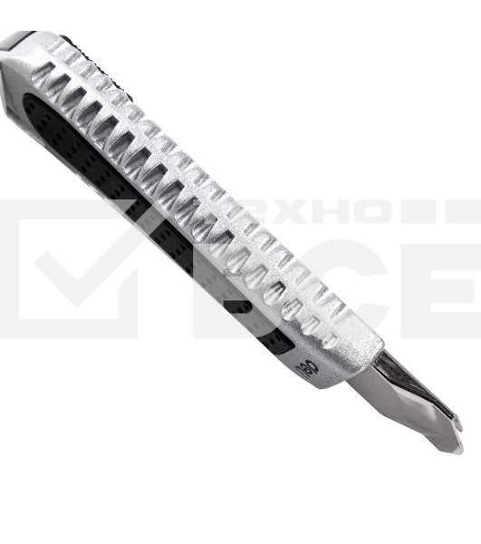 Универсальный нож Deli DL4255 18мм Лезвие SK2. Алюминиевый корпус. Общая длина: 155 мм.