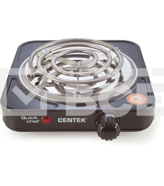 Плита настольная электрическая Centek CT-1508 черный