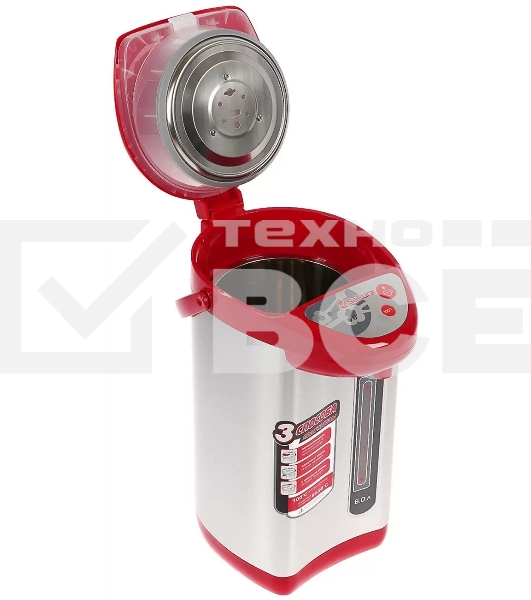 Термопот Sakura SA-336RS 6,0л метал/красн