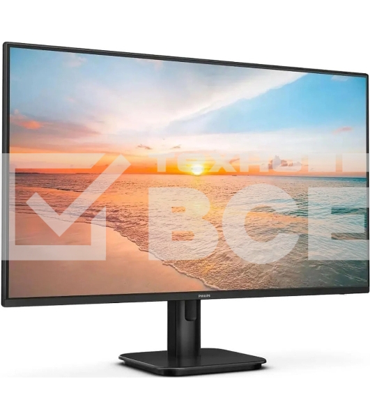 Монитор 27' Philips 27E1N1300A IPS 1920x1080, 100 Гц, 1 мс, 16:9, 250 кд/м², 1xHDMI, 2xUSB, 1xUSB-C, черный