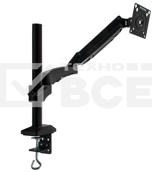 Кронштейн для мониторов ЖК Kromax OFFICE-11 черный 15'-32' макс.10кг настольный поворот и наклон