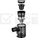 Пылесос вертикальный Kitfort КТ-5393 черный/серебристый, питание от аккумулятора, 125 Вт, уборка сухая, пылесборник 1 л, фото3