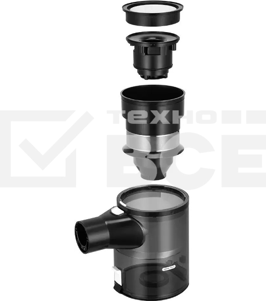 Пылесос вертикальный Kitfort КТ-5393 черный/серебристый, питание от аккумулятора, 125 Вт, уборка сухая, пылесборник 1 л