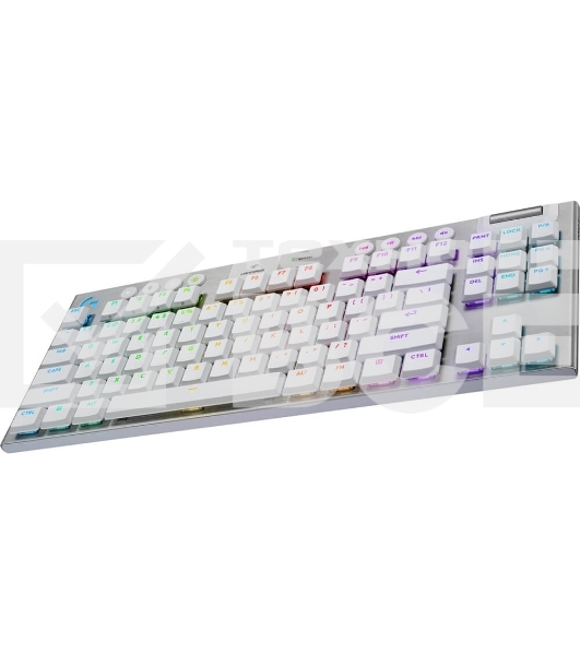 Клавиатура Logitech G915 X гибридная, Bluetooth, радиоканал, без num pad, белый