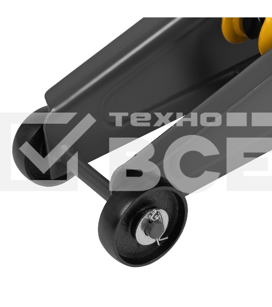 Домкрат гидравлический подкатной Denzel, 2 т, 135-385 мм 51230