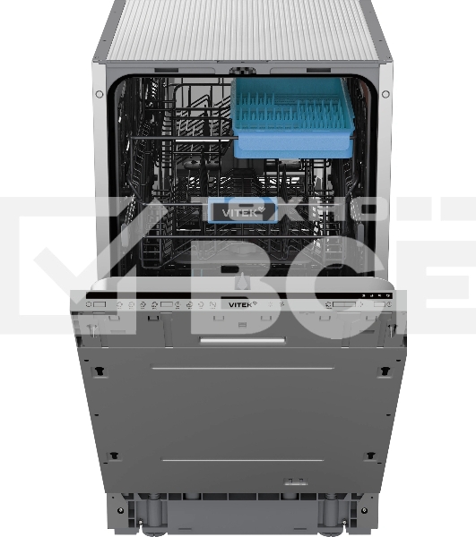 Посудомоечная машина встраив. Vitek VT-BD411 2100Вт узкая