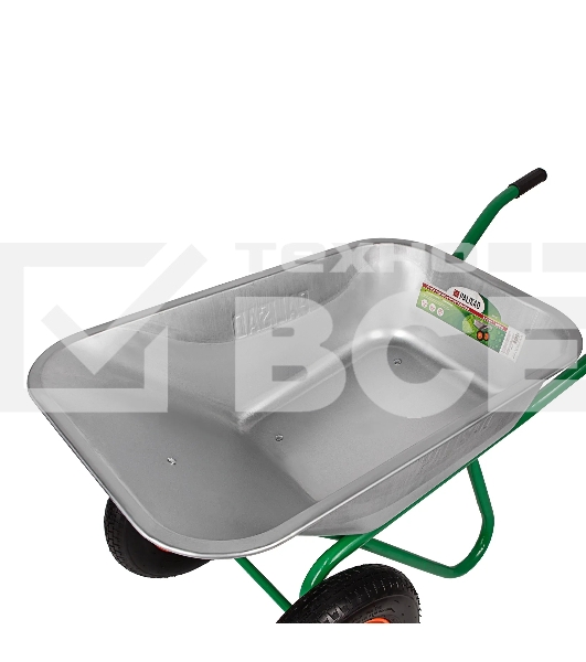 Тачка садово-строительная Palisad 2-х колесная, усиленная, грузоподъемность 320 кг, объем 100 л