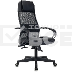 Кресло эргономичное Бюрократ CH-NOVA LUX черный сетка/ткань крестов. пластик, фото 1