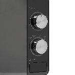 Микроволновая печь Tesler MM-2002 зеркальный/черный, 20 л, 700 Вт, переключатели - поворотный механизм, фото5