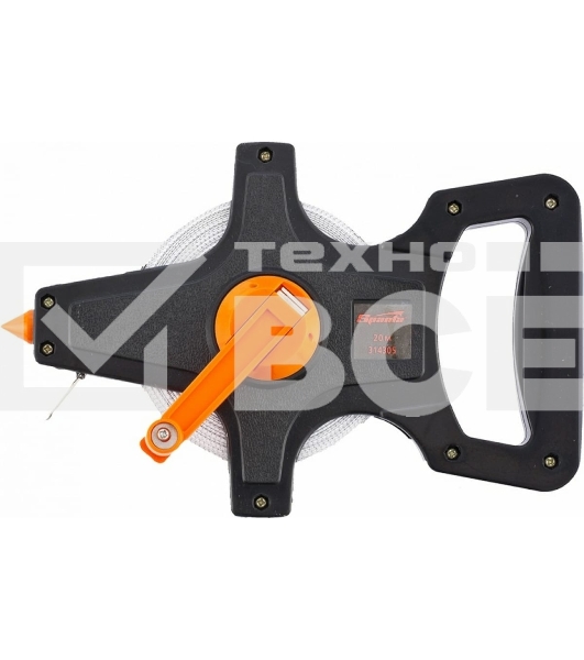 Рулетка геодезическая Sparta 20 м х 12,5 мм, лента ПВХ, открытый корпус