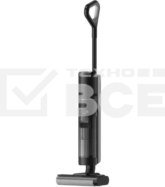 Пылесос вертикальный моющий Dreame Wet and Dry Vacuum H12S чёрный, питание от аккумулятора, 300 Вт, уборка влажная/сухая, пылесборник 0.7 л, работа от АКБ max 35 мин
