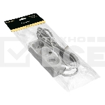 Удлинитель ExeGate ECE-3-3G (EX285805RUS), серый, 3 м, евровилка с заземлением, 3 евророзетки с заземлением, 2200 Вт, фото2