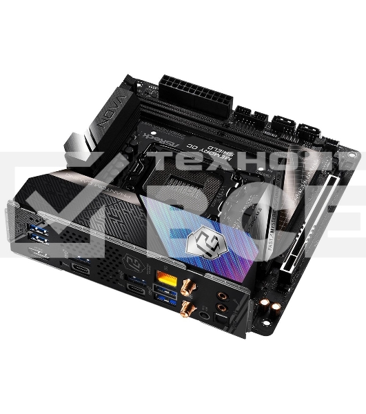Материнская плата ASRock Z890I Nova WiFi, LGA 1851, Intel Z890, 2xDDR5, 2xSATA, 3xM.2, 1xPCIe 5.0 x16, 2xThunderbolt 4 Type-C, 6xUSB 3.2 Gen2, 2xUSB 3.2 Gen1, 2xUSB 2.0, 1xRJ-45, 1x5Gb LAN, 7.1, Mini-ITX