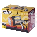 Фонарь светодиодный Трофи TSP19 прожекторный, аккумуляторный, кемпинговый походный ударопрочный водонепроницаемый, встроенный светильник, 2 режима, 19 LED, фото3