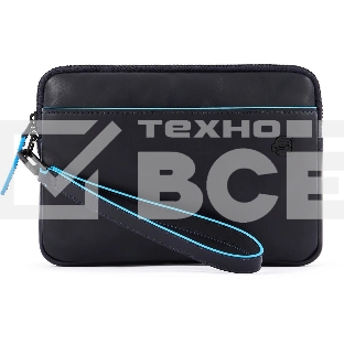 Клатч мужской Piquadro Blue Square Revamp AC5946B2VR/BLU, синий, натур.кожа