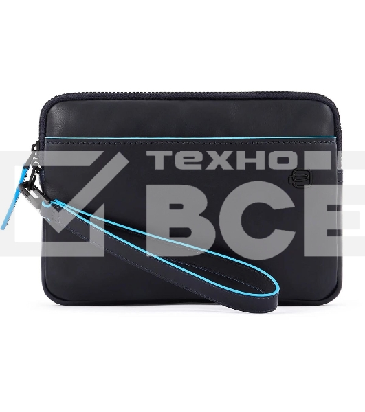 Клатч мужской Piquadro Blue Square Revamp AC5946B2VR/BLU, синий, натур.кожа
