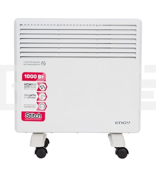 Конвектор Engy EN-1000, белый, 1000 Вт, 15 м2, термостат, 010551
