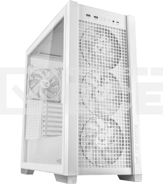 Компьютерный корпус ASUS TUF GAMING GT302 TG ARGb белый/GT302/ARGb FANS/WHT (90DC00I3-B19000)