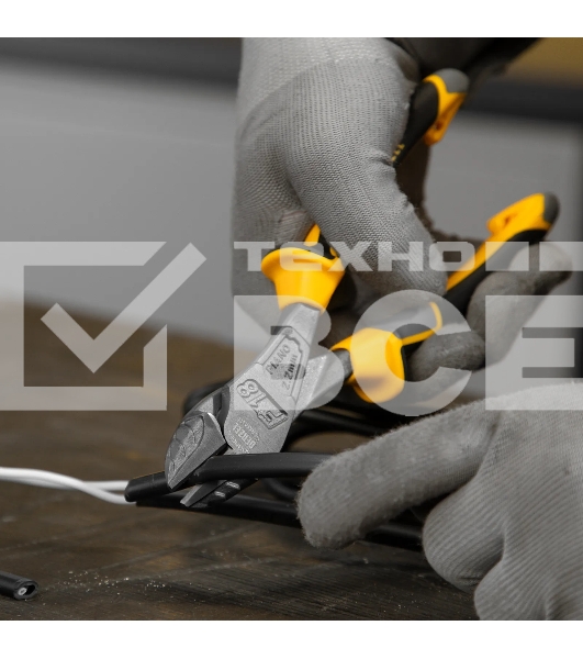 Бокорезы усиленные Denzel 180 мм, трехкомпонентные рукоятки