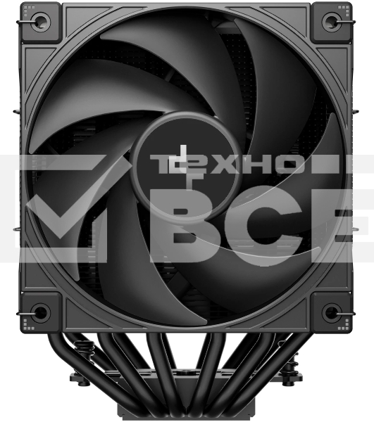 Кулер для процессора DEEPCOOL AK620 G2 LGA1851/1700/1200/115X/AM5/AM4 (8шт/кор, TDP 260W, PWM, DUAL Fan 120мм, 6 тепл. трубок, Copper Base, Wood-grain top cover, черный) RET (R-AK620G2-BKNNMN-GJD)